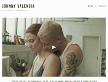 Tablet Screenshot of johnnyvalencia.com